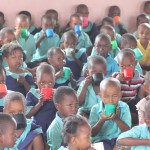 En af tre børnehave-skoler BørnSulter støtter i Tanzania med skolegang, uji(majsvælling), skolematerialer, uniformer og sko